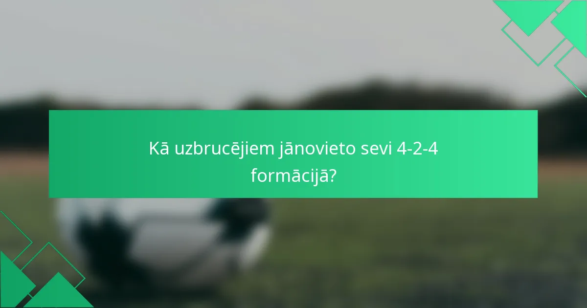 Kā uzbrucējiem jānovieto sevi 4-2-4 formācijā?
